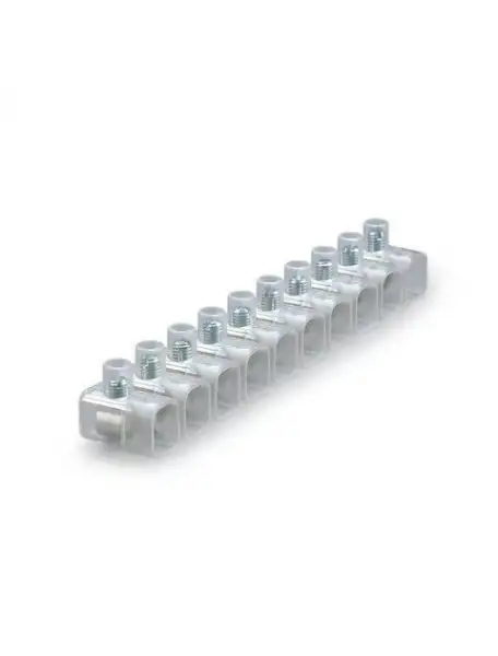 scame 812.378 morsetto a stecca mm 10 trasparente 812.378