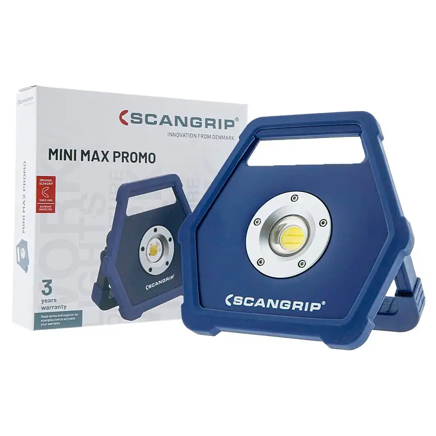 SCANGRIP MINI MAX Accu lampada da lavoro 900 lumen