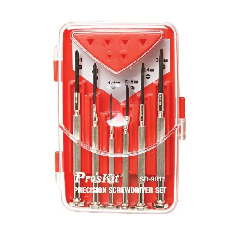 Set 6 pezzi mini giraviti in Stella e a taglio SD-9815