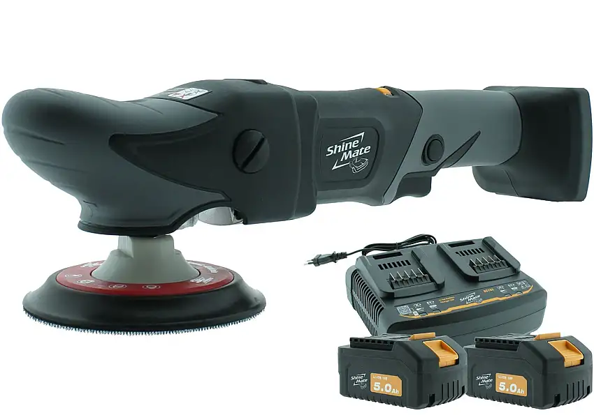 ShineMate Lucidatrice Rotativa a Batteria Ø125mm - Completo