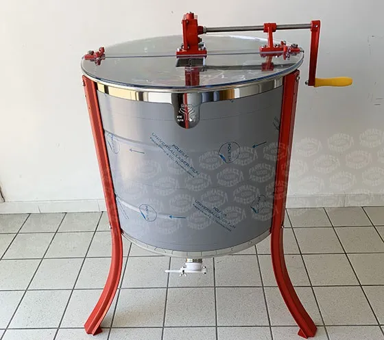 Smielatore Tucano 20 favi radiali manuale Tucano inox Lega smielatore centrifuga per miele