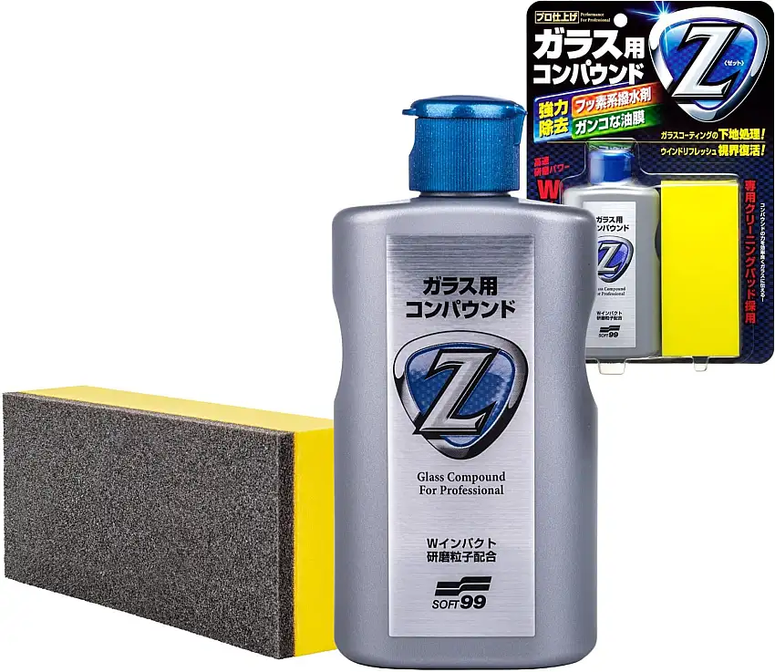 Soft99 Glass Compound Z - Lucidante Per Vetro 100ml