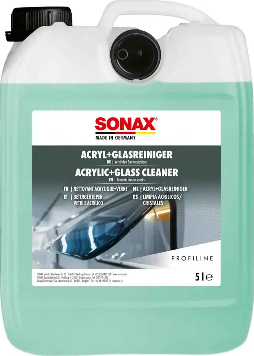 SONAX PROFILINE Detergente Per Vetri e Acrilico - 5 Litri