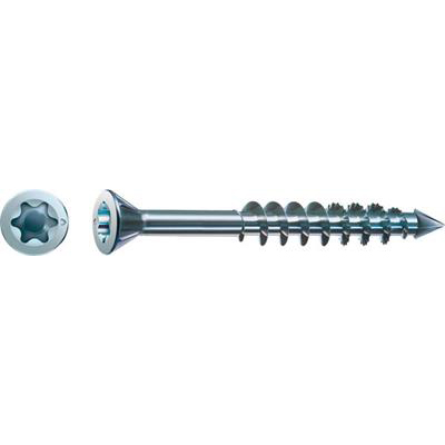 Spax-M - Viti MDF - Torx 15 a testa piatta - 3,5 x 40 mm - Filettatura parziale - WIROX (200 pezzi)