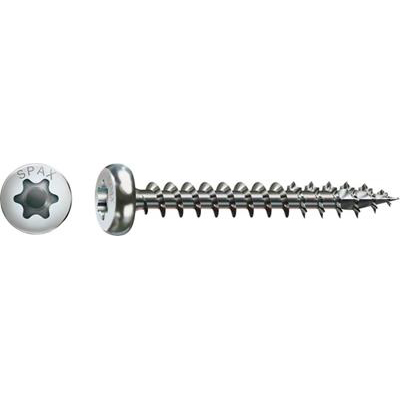 Spax - Viti per pannelli truciolari - Testa cilindrica Torx 10 - 3 x 16 mm - Filetto pieno - WIROX (200 pezzi)