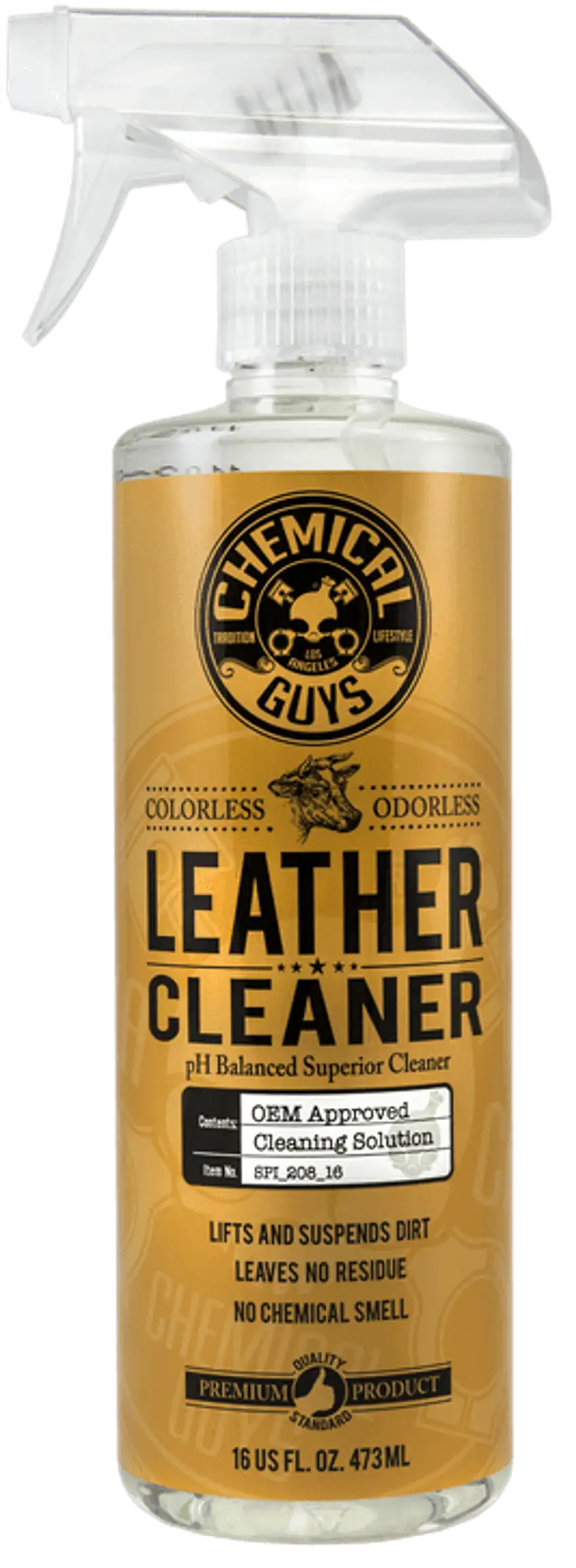 Chemical Guys Leather Cleaner Pulitore Per Pelle - 473ml