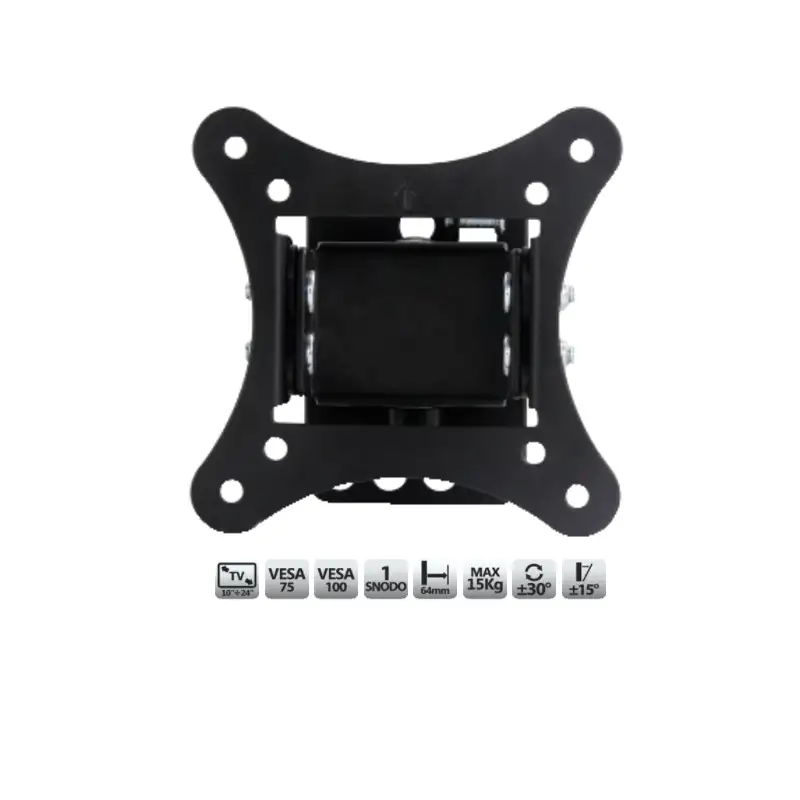 Staffa per Televisione 1 snodo per LED/LCD da 10" a 24"