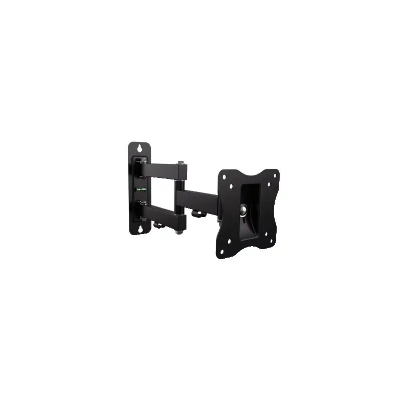 Staffa per televisione a 3 snodi per LCD o LED da 10" a 23" colore Nero