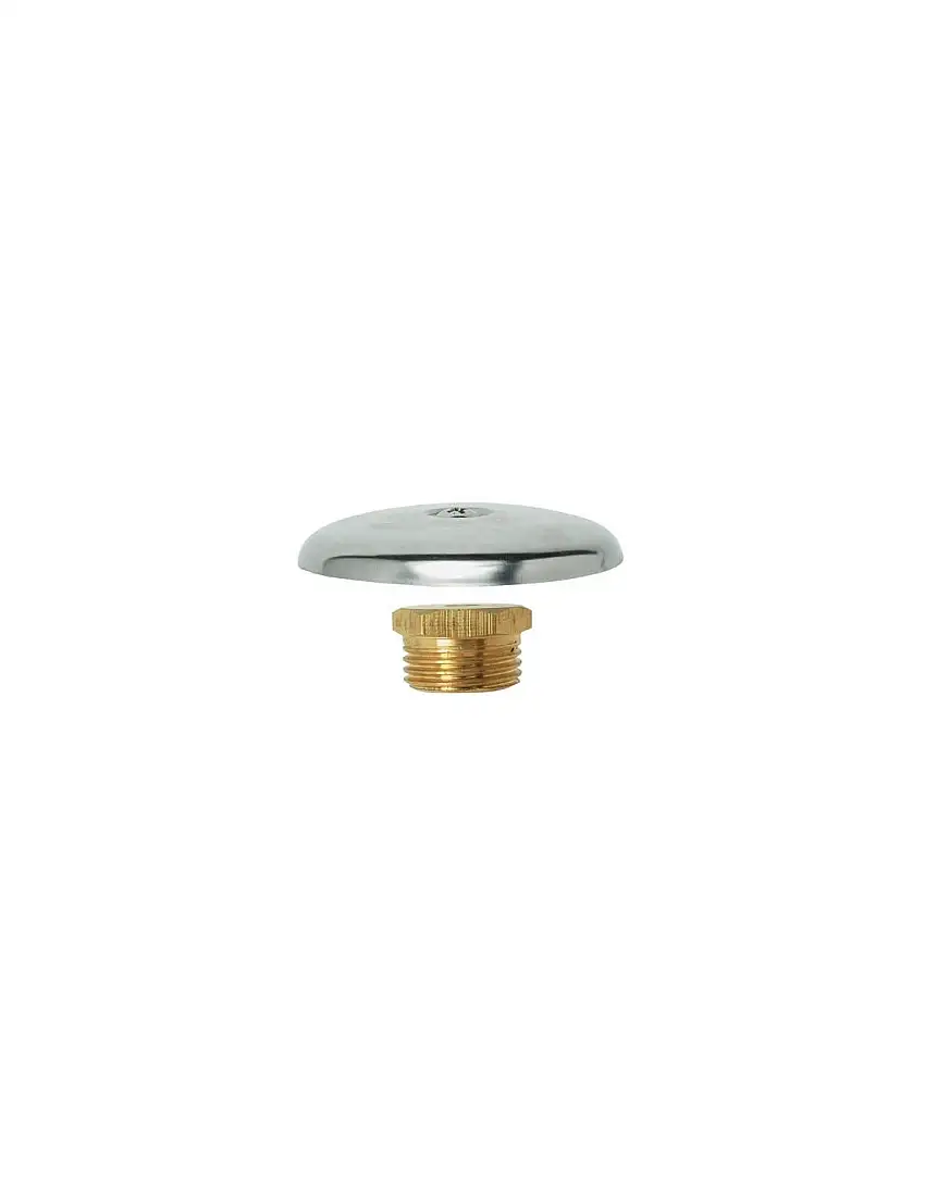 TAPPO M OTTONE + ROSONE INOX