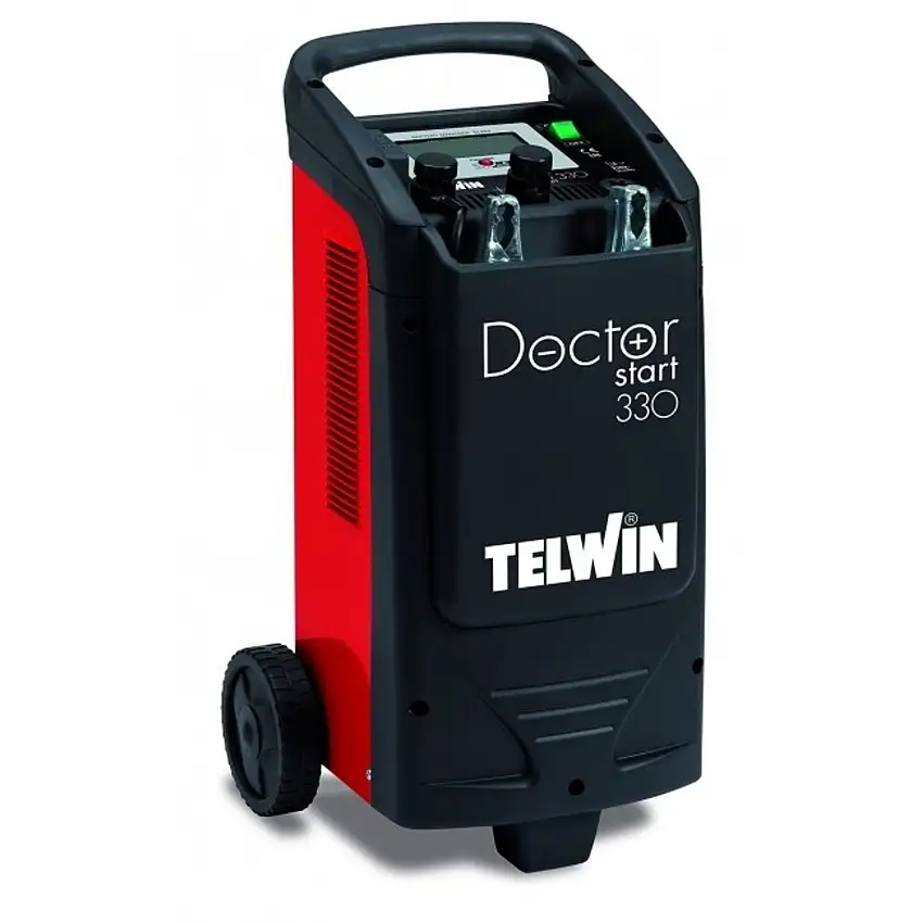 TELWIN DOCTOR START 330 Caricabatterie Multifunzione, Avviatore e Tester 12V 24V