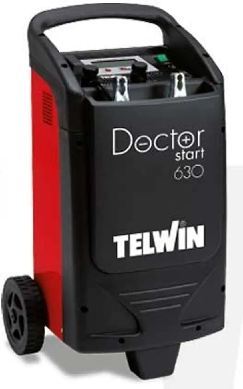 TELWIN DOCTOR START 630 Caricabatterie Multifunzione, Avviatore e Tester 12V 24V