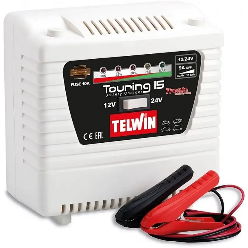 TELWIN TOURING 15 Caricabatterie 12V 24V