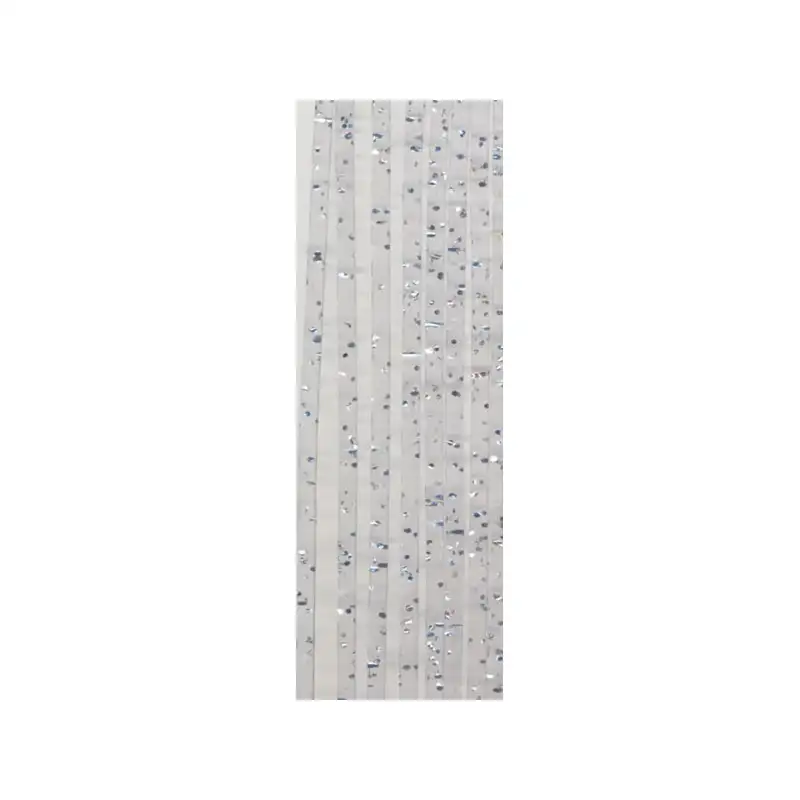 Tenda pvc articolo 104 glitter argento