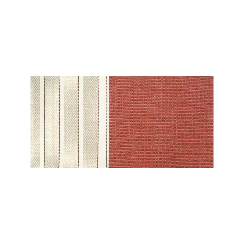 Tenda sole a bracci, barra quadra 4x2,5 coore: beige-bordeaux