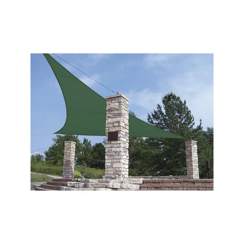 Tenda vela quadrata 3,6mx3,6m verde