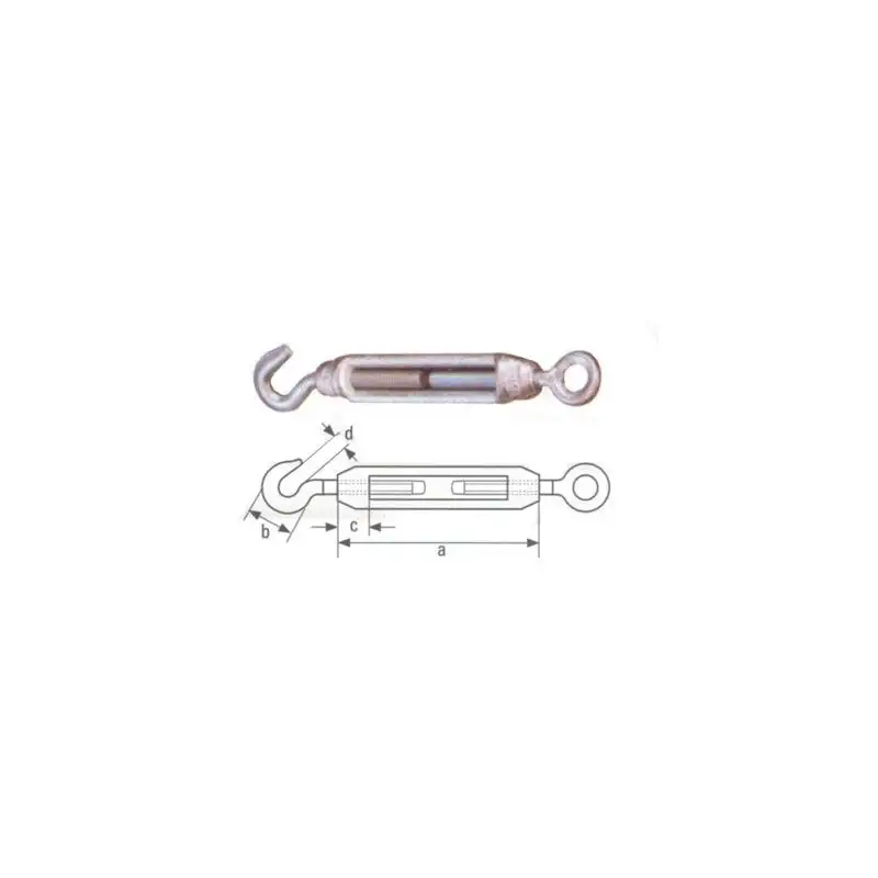 Tenditore occhiolo/gancio mm.14