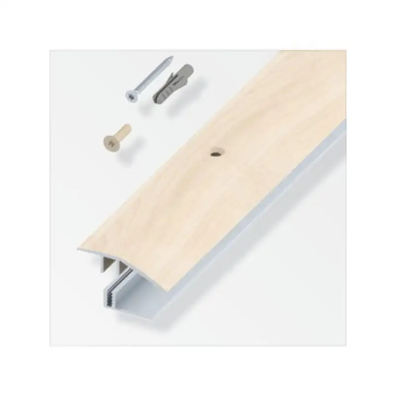 TERMINALE A SCIVOLO PER PARQUET ROVERE CREMA 100 CM