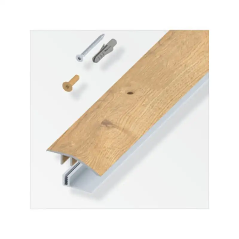 TERMINALE A SCIVOLO PER PARQUET ROVERE NAT. 100 CM