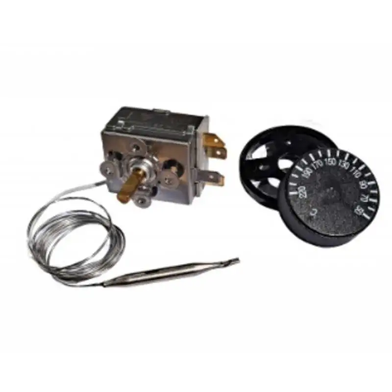 TERMOSTATO FRIGGITRICE UNIVERSALE GRADI 50 - 220° CON SONDA E MANOPOLA