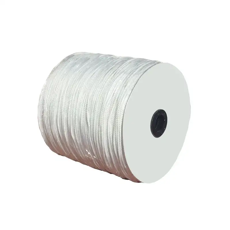 Treccia nylon bianca mm.8
