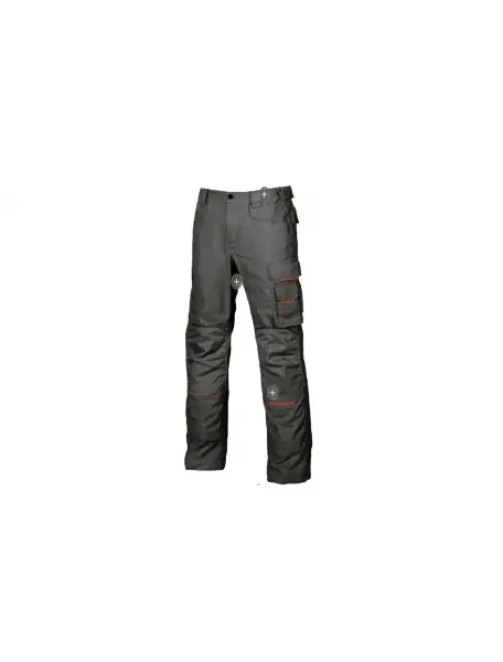 pantalone grey meteorite dotato di 2 ampie tasche anteriori tasca laterale portautensili UGUDW022GM-52
