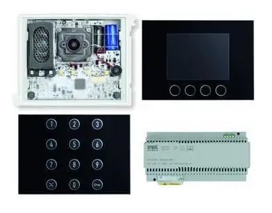 Kit base impianto video Digitale, Alpha, tastiera e display