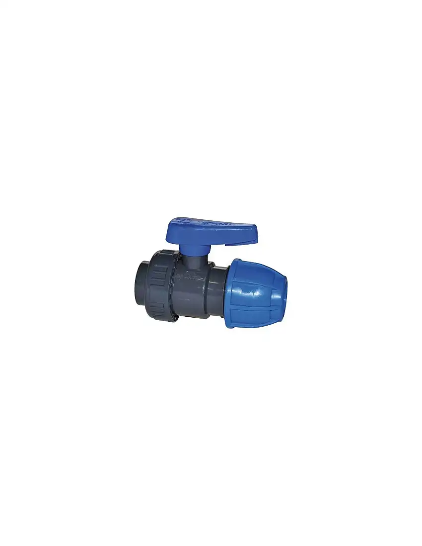 VALVOLA SFERA A COMPRESSIONE MONOGHIERA PN16
