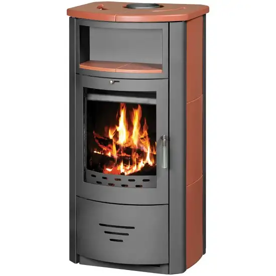 Stufa a Legna con Serbatoio d`Acqua Victoria 05 Marinela PBO-t, 8.4kW