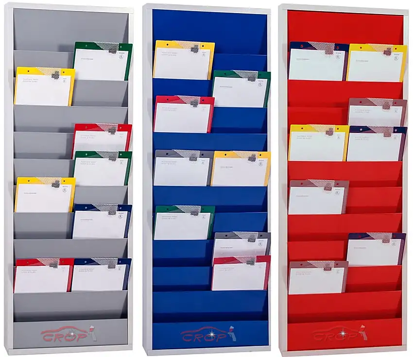 Quadro Di Pianificazione Ordini Di Lavoro 2 File e 10 Slot - 3 Colori