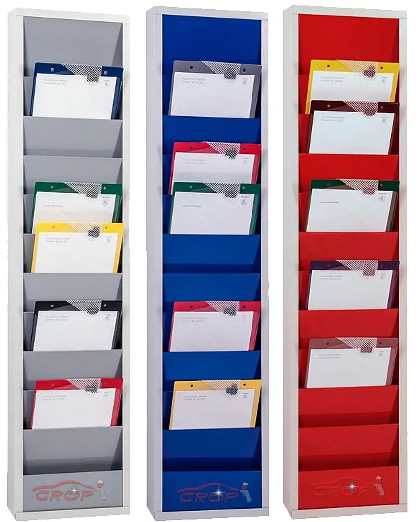 Quadro Di Pianificazione Ordini Di Lavoro 1 Fila e 10 Slot - 3 Colori