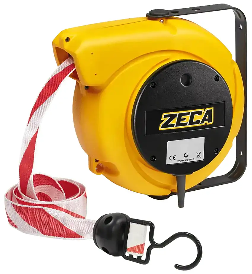 ZECA 4801Avvolgitore Per Delimitazione - 20 Metri Rosso/Bianco