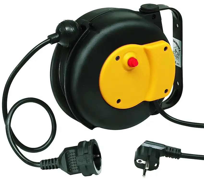 ZECA 9004 GS Avvolgicavo Automatico 3G Con Presa - 5+1 Metri
