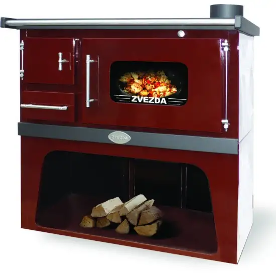 Stufa a Legna con Forno Zvezda Classic GFE, 5.7kW